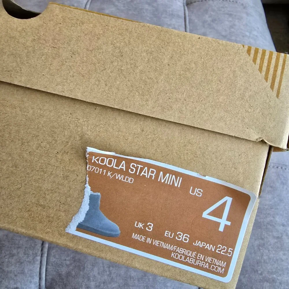 NWT Koolaburra By UGG Girl's Koola Star Mini Booties Size 4
